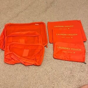 Lightweight 6 Pcs Packing Cubes System Travel Storage Packing NWT